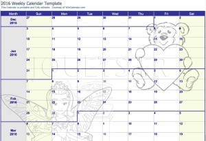 calendrier diy enfants